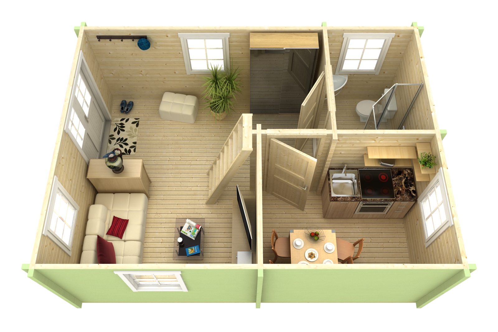EZ Log Structures Manufactured Homes & Log Cabin Kits For Sale