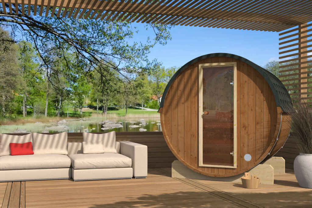 Barrel Sauna Spruce 160